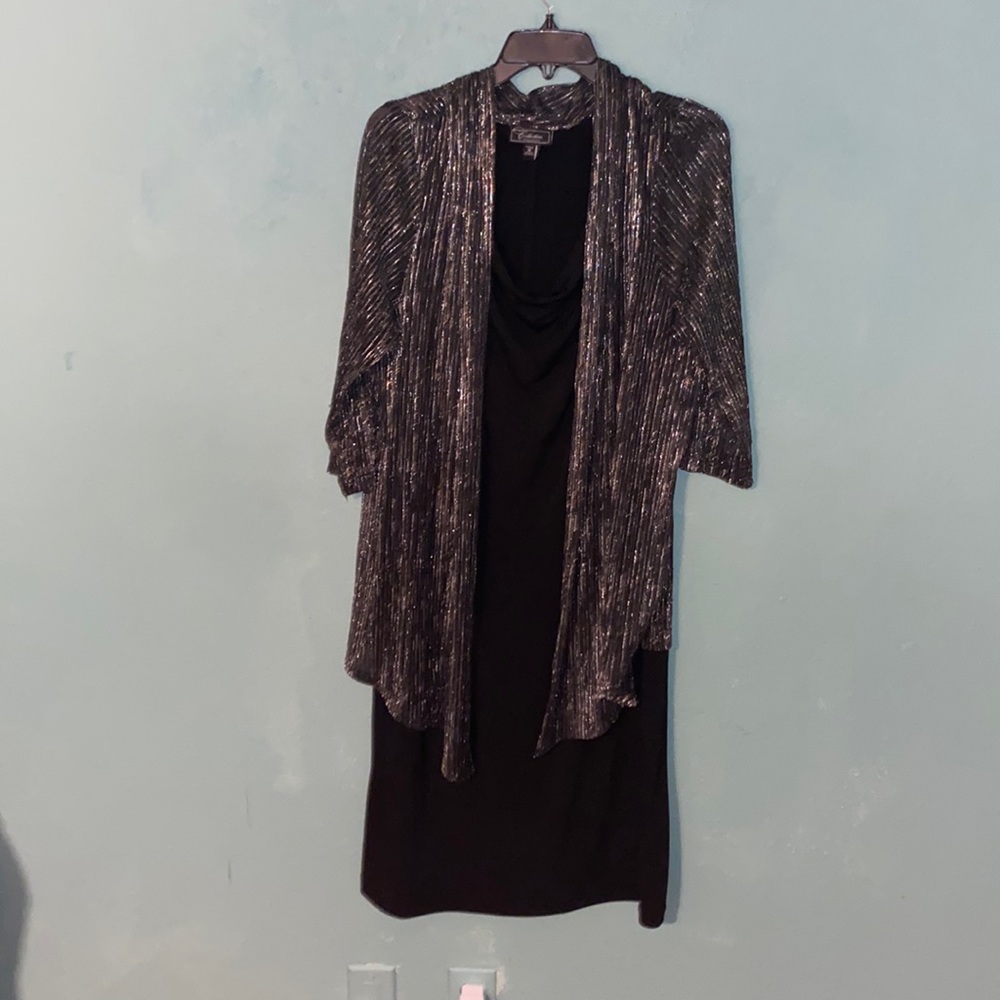Size 16 collection dress barn dress with attached jacket